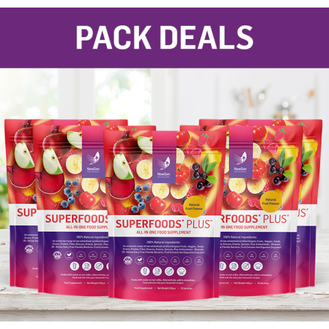 10% off 5 x Superfoods Plus Family Pack - Pack Deal!